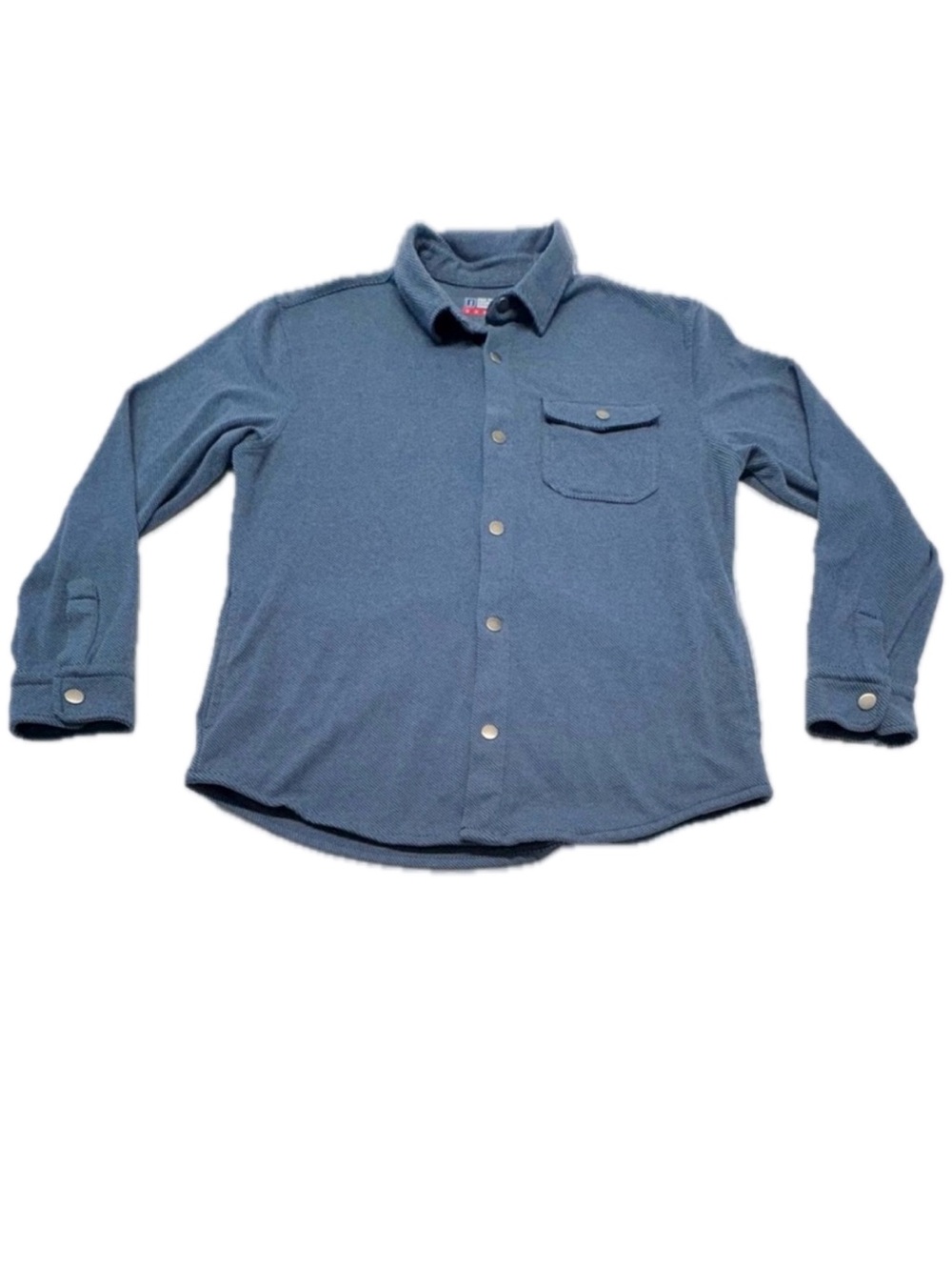 PGA Tour Men's Slate Blue Long-Sleeve Button-Down Shirt